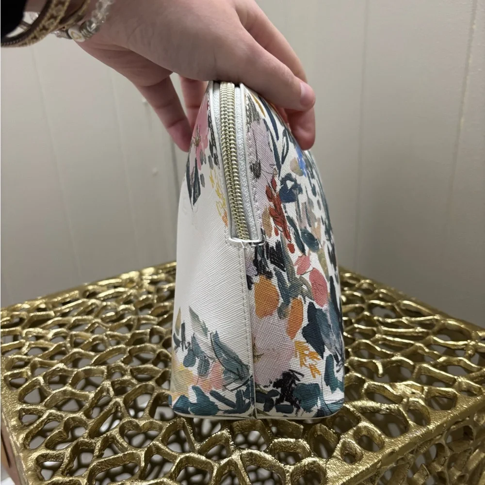 Ted Baker Floral Cosmetic Bag - White and Multicolor